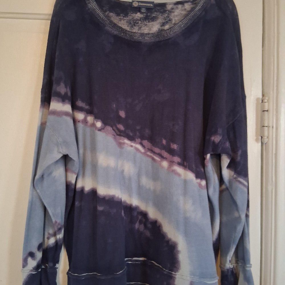 Tie-Dye Sweater - Blue and Purple